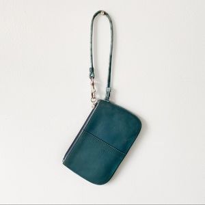 COACH Teal Wristlet